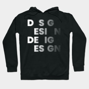 Raster Typography Design Hoodie